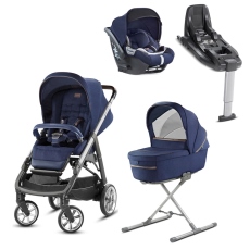 Passeggino Trio Inglesina Aptica System Quattro Darwin collezione 2018 College Blue