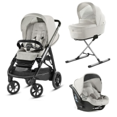 Passeggino Trio Inglesina Aptica System Quattro Cab collezione 2018 Iceberg Grey