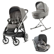 Passeggino Trio Inglesina Aptica System Quattro Cab collezione 2018 Mineral Grey