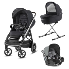 Passeggino Trio Inglesina Aptica System Quattro Cab collezione 2018 Mystic Black