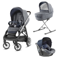 Passeggino Trio Inglesina Aptica System Quattro Cab collezione 2018 Niagara Blue