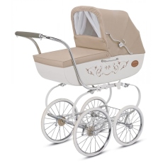 Passeggino Carrozzina Inglesina Carrozzina Classica collezione 2016 Vaniglia + Telaio Balestrino Bianco