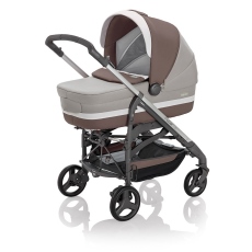 Passeggino Trio Inglesina Trilogy System Quattro telaio City Bianco collezione 2015 Caramel