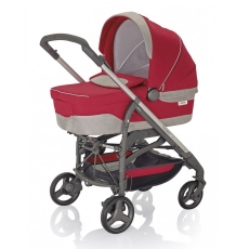 Passeggino Trio Inglesina Trilogy System Quattro telaio City Bianco collezione 2015 Luna Red