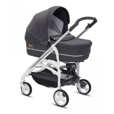 Passeggino Trio Inglesina Trilogy System Quattro telaio City Bianco collezione 2017 Denim