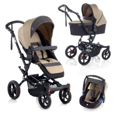 Passeggino Trio Jan Crosswalk Formula Koos Nano collezione 2015 S09 Clay