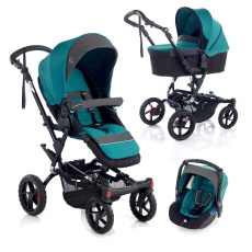 Passeggino Trio Jan Crosswalk Formula Koos Nano collezione 2015 S12 Moss