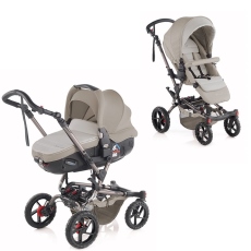 Passeggino Duo Jan Duo Crosswalk Formula Matrix Light 2 collezione 2016 Off White