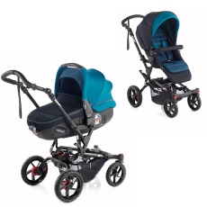Passeggino Duo Jan Duo Crosswalk Formula Matrix Light 2 collezione 2016 Teal