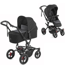 Passeggino Duo Jan Duo Crosswalk Formula Micro collezione 2016 Black