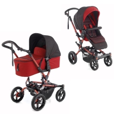 Passeggino Duo Jan Duo Crosswalk Formula Micro collezione 2016 Red
