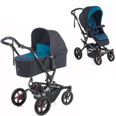 Passeggino Duo Jan Duo Crosswalk Formula Micro collezione 2016 Teal