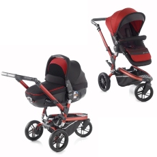 Passeggino Duo Jan Duo Trider Matrix Light 2 collezione 2016 Red
