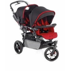 Passeggino Gemellare Jan Powertwin Pro collezione 2017 Red