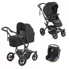 Passeggino Trio Jan Trio Crosswalk Formula Koos Micro collezione 2016 Black