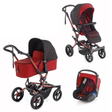 Passeggino Trio Jan Trio Crosswalk Formula Koos Micro collezione 2016 Red