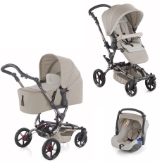 Passeggino Trio Jan Trio Epic Micro Koos iSize collezione 2016 Off White