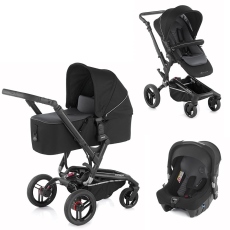 Passeggino Trio Jan Trio Rider Formula Strata Micro collezione 2016 Black