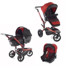 Passeggino Trio Jan Trio Trider Formula Strata Transporter 2 collezione 2016 Red