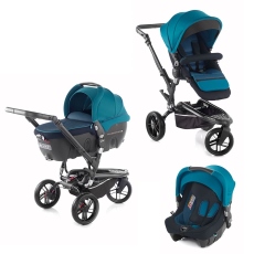 Passeggino Trio Jan Trio Trider Formula Strata Transporter 2 collezione 2016 Teal