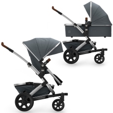 Passeggino Duo Joolz Geo2 Mono Earth collezione 2017 Hippo Grey
