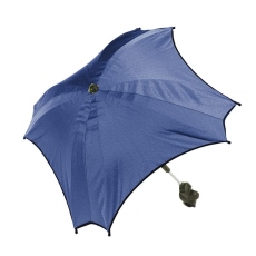 Junama Ombrellino parasole per passeggino collezione 2023 Azzurro Nero