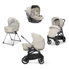 Passeggino Trio Inglesina Aptica System Quattro Cab collezione 2022 Cashmere Beige