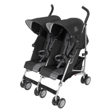 Passeggino Gemellare Maclaren Twin Triumph collezione 2016 Black Charcoal