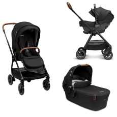 Passeggino Trio Nuna Triv Trio con Pipa Next collezione 2021 Caviar