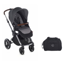 Passeggino Quattro Ruote Jan Kawai collezione 2021 Cold Black