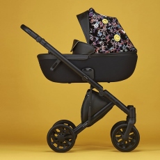Passeggino Duo Anex e/type collezione 2023 Art con telaio nero