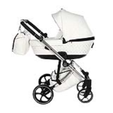 Passeggino Duo Antes Baby Duo Monogram collezione 2025 Bianco Silver