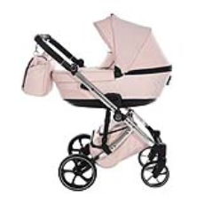 Passeggino Duo Antes Baby Duo Monogram collezione 2025 Rosa Silver