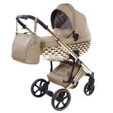 Passeggino Trio Antes Baby Trio Bubble collezione 2025 Dark Beige Gold