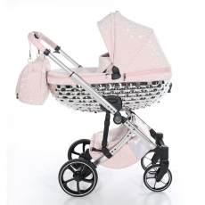 Passeggino Trio Antes Baby Trio Bubble collezione 2025 Panter Pink Silver Edizione Limitata