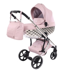 Passeggino Trio Antes Baby Trio Bubble collezione 2025 Rosa Silver