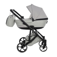 Passeggino Trio Antes Baby Trio Monogram collezione 2023 Grigio Nero