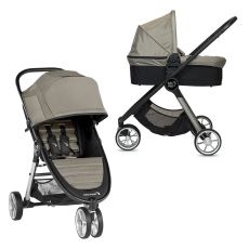 Passeggino Duo Baby Jogger Duo City Mini2 3 ruote collezione 2020 Sepia