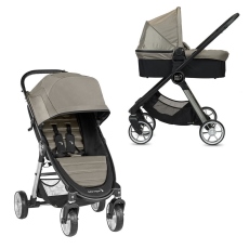 Passeggino Duo Baby Jogger Duo City Mini2 4 ruote collezione 2020 Sepia