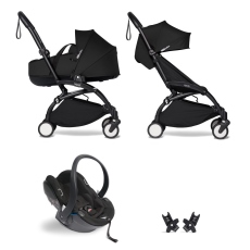 Passeggino Trio BABYZEN Trio YOYO2 con Bassinet collezione 2021 Black