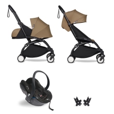 Passeggino Trio Stokke Trio YOYO2 collezione 2024 Toffee