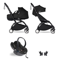 Passeggino Trio BABYZEN Trio YOYO2 con Bassinet collezione 2022 Black