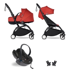 Passeggino Trio BABYZEN Trio YOYO2 con Bassinet collezione 2022 Red