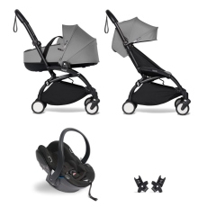 Passeggino Trio BABYZEN Trio YOYO2 con Bassinet collezione 2023 Grey