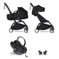 Passeggino Trio Stokke Trio YOYO2 con Bassinet collezione 2024 Black
