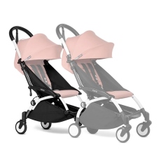 Passeggino Gemellare BABYZEN YOYO Connect collezione 2022 Telaio Bianco