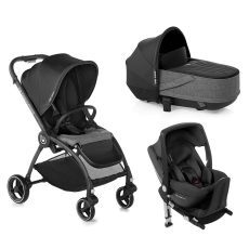 Passeggino Trio Be Cool Outback 3 Crib One Base collezione 2022 Be Black
