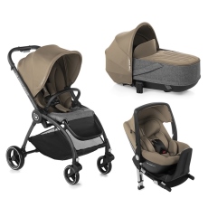 Passeggino Trio Be Cool Outback 3 Crib One Base collezione 2022 Be Nut