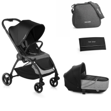 Passeggino Duo Be Cool Outback Crib collezione 2021 Be Black