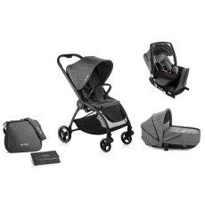Passeggino Trio Be Cool Outback 3 Crib One Base collezione 2020 BeMelange
